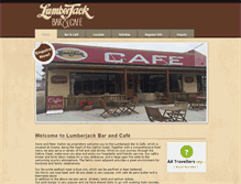 Tablet Screenshot of lumberjackbarandcafe.co.nz